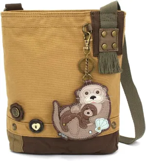 Chala Patch Cross-Body Women Handbag Canvas Messenger Bag