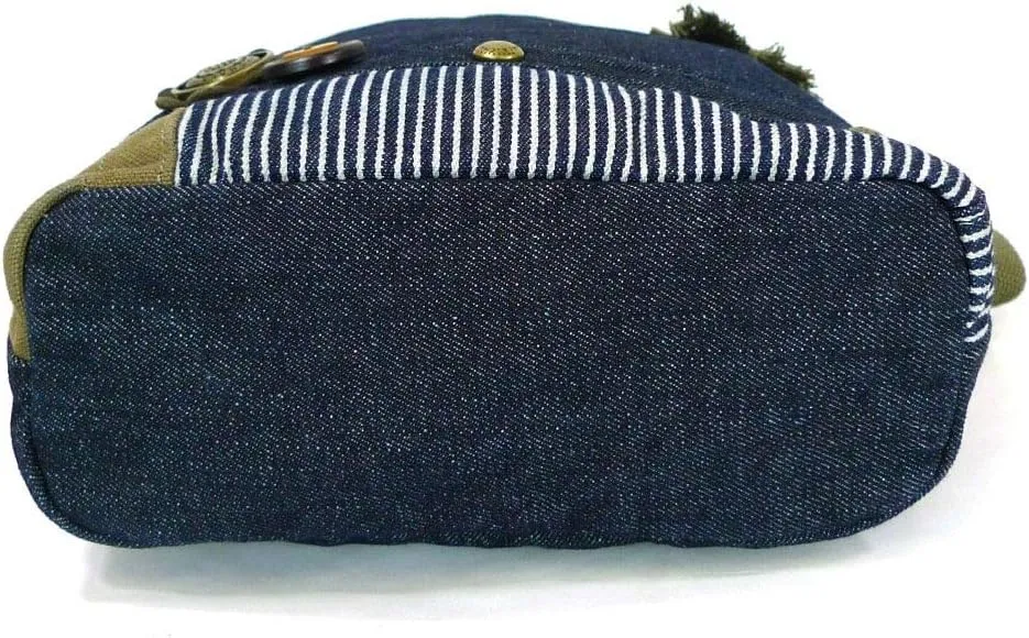 Chala Patch Cross-Body Women Handbag Canvas Messenger Bag