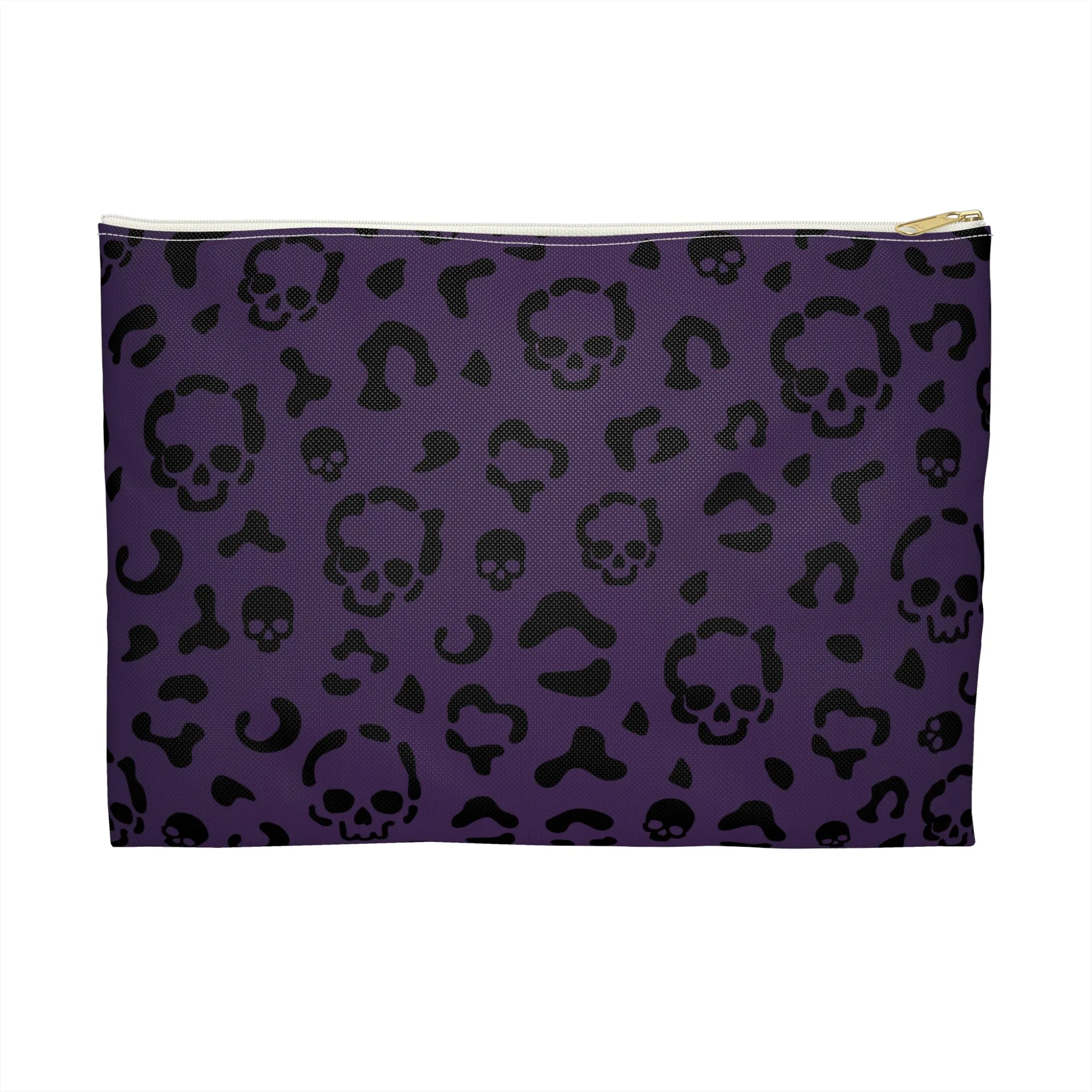 Cheetah Skulls in Purple Accessory Pouch