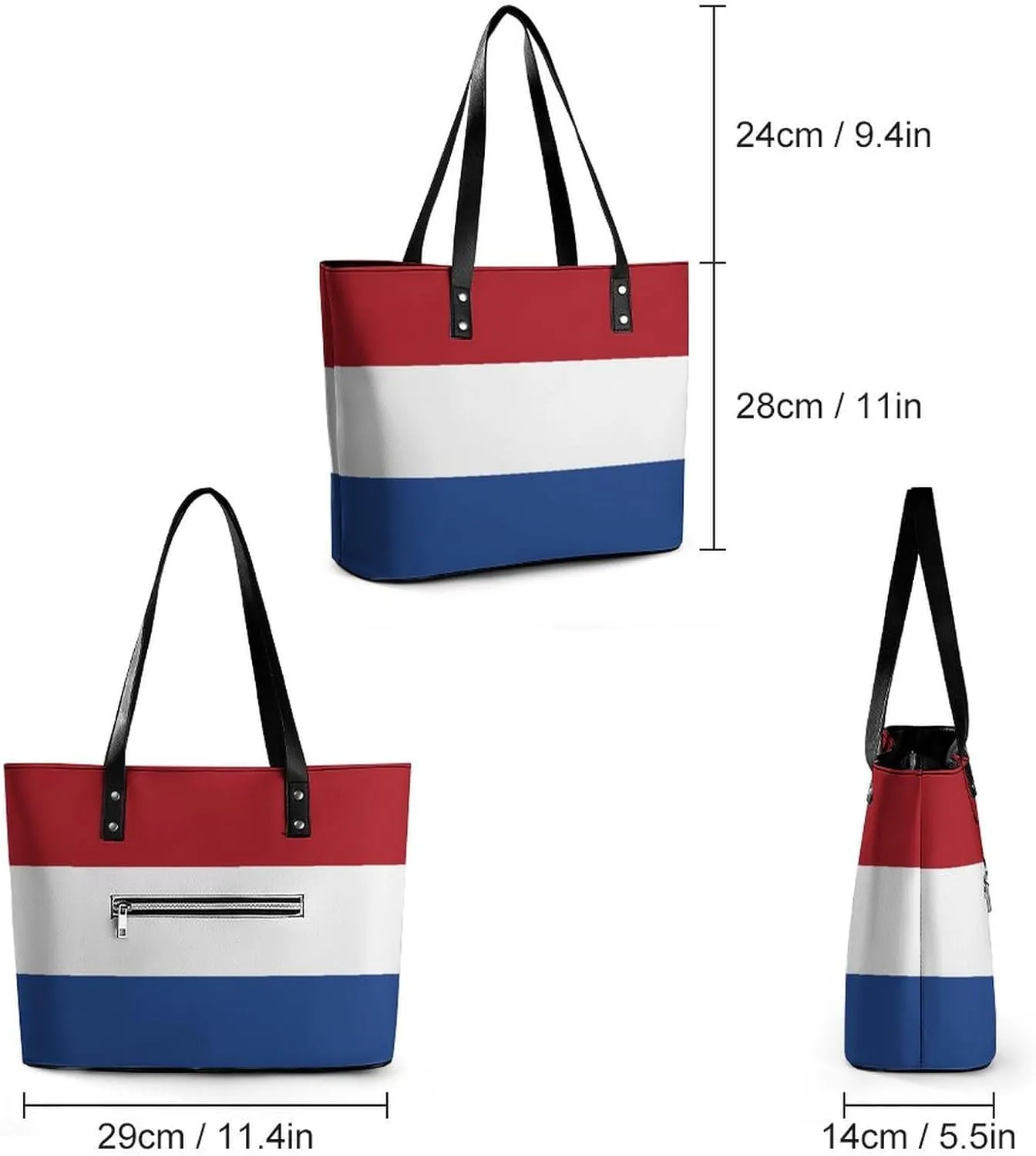 Chic Marshall Lslands Flag Shoulder Bag for Women Large Capacity Leather Tote Perfect for Travel