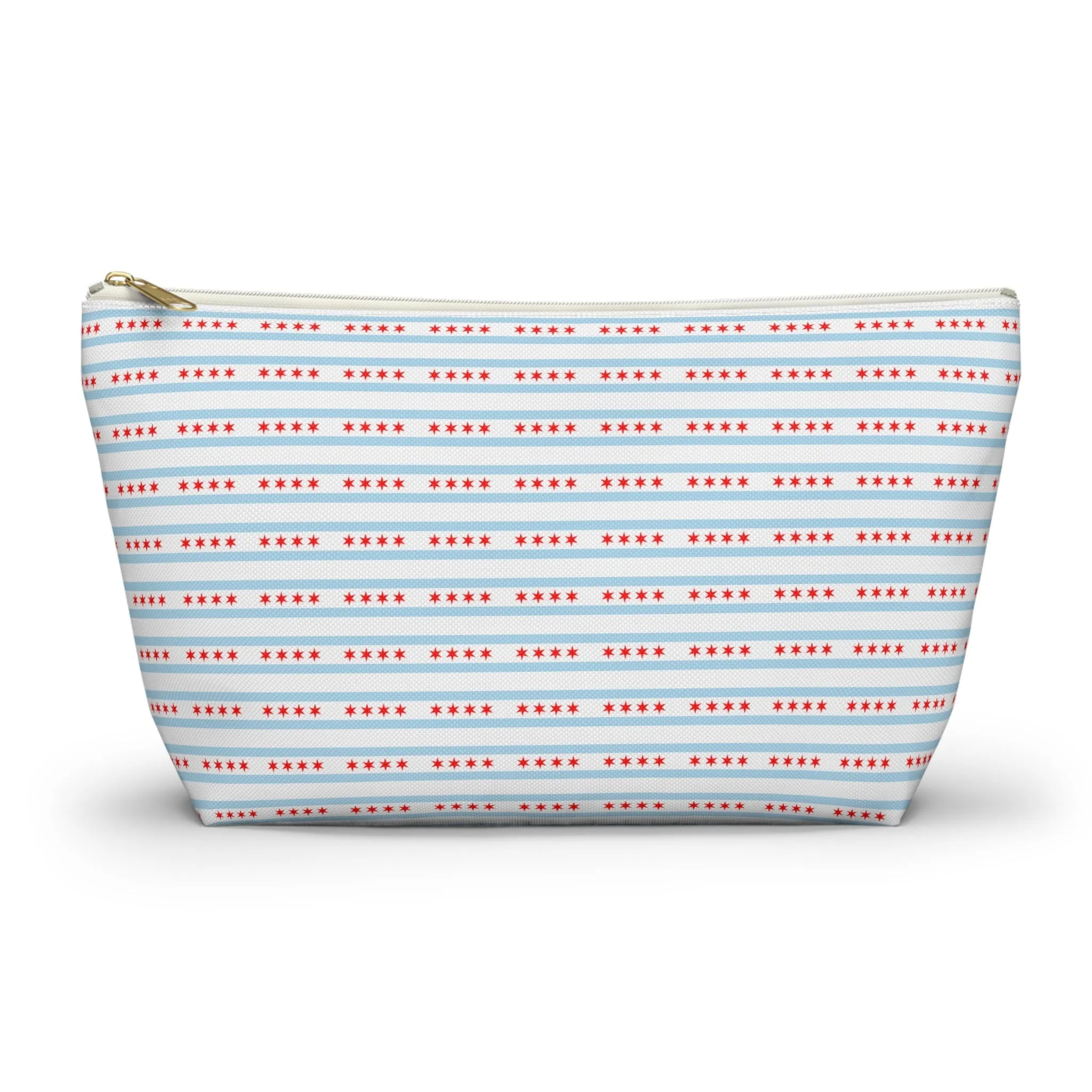 Chicago Illinois Windy City Flag Accessory Pouch w T-bottom