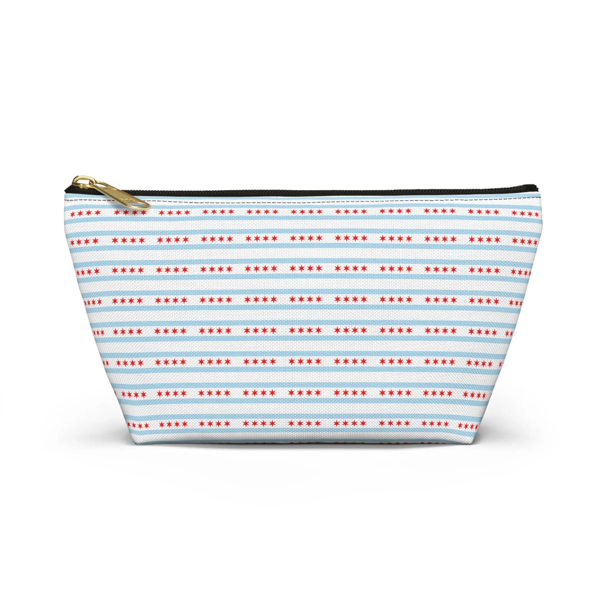 Chicago Illinois Windy City Flag Accessory Pouch w T-bottom