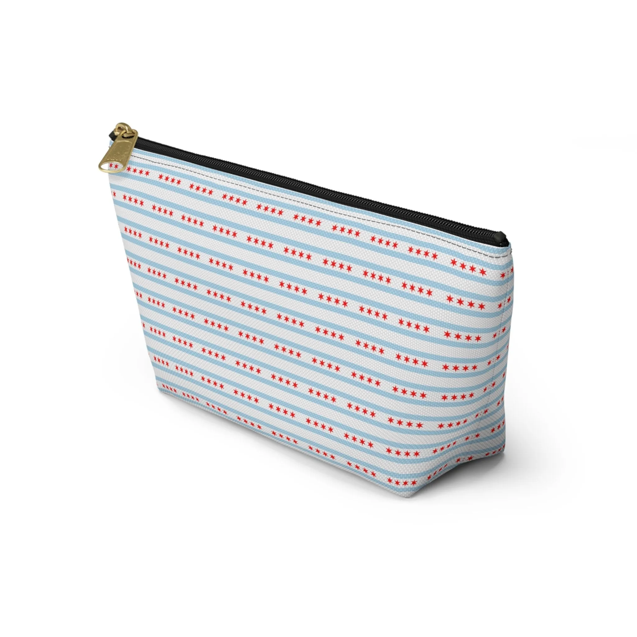Chicago Illinois Windy City Flag Accessory Pouch w T-bottom