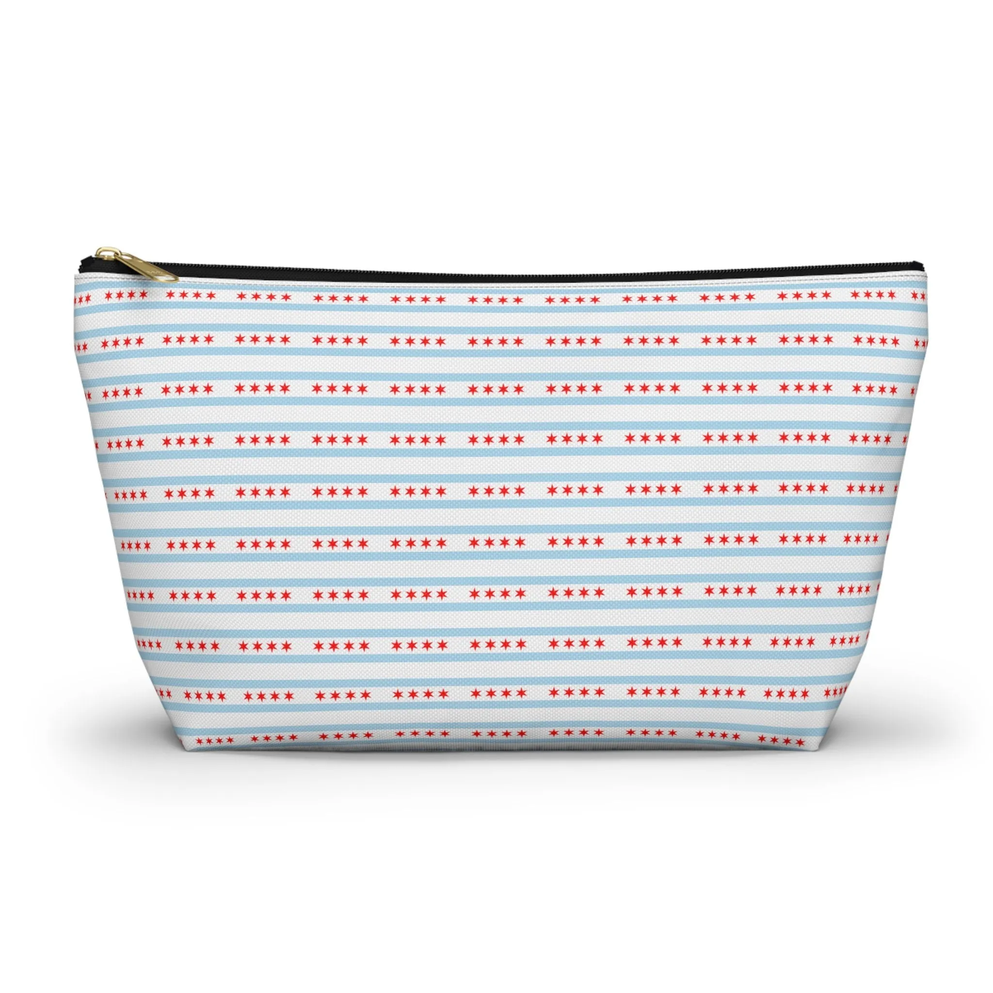 Chicago Illinois Windy City Flag Accessory Pouch w T-bottom