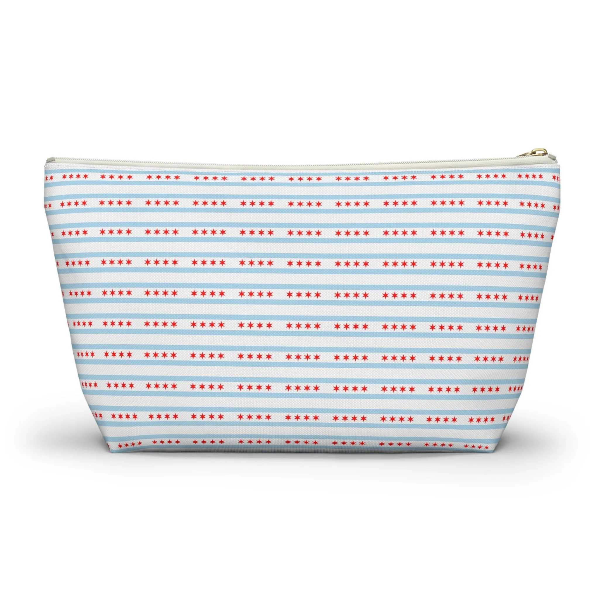 Chicago Illinois Windy City Flag Accessory Pouch w T-bottom