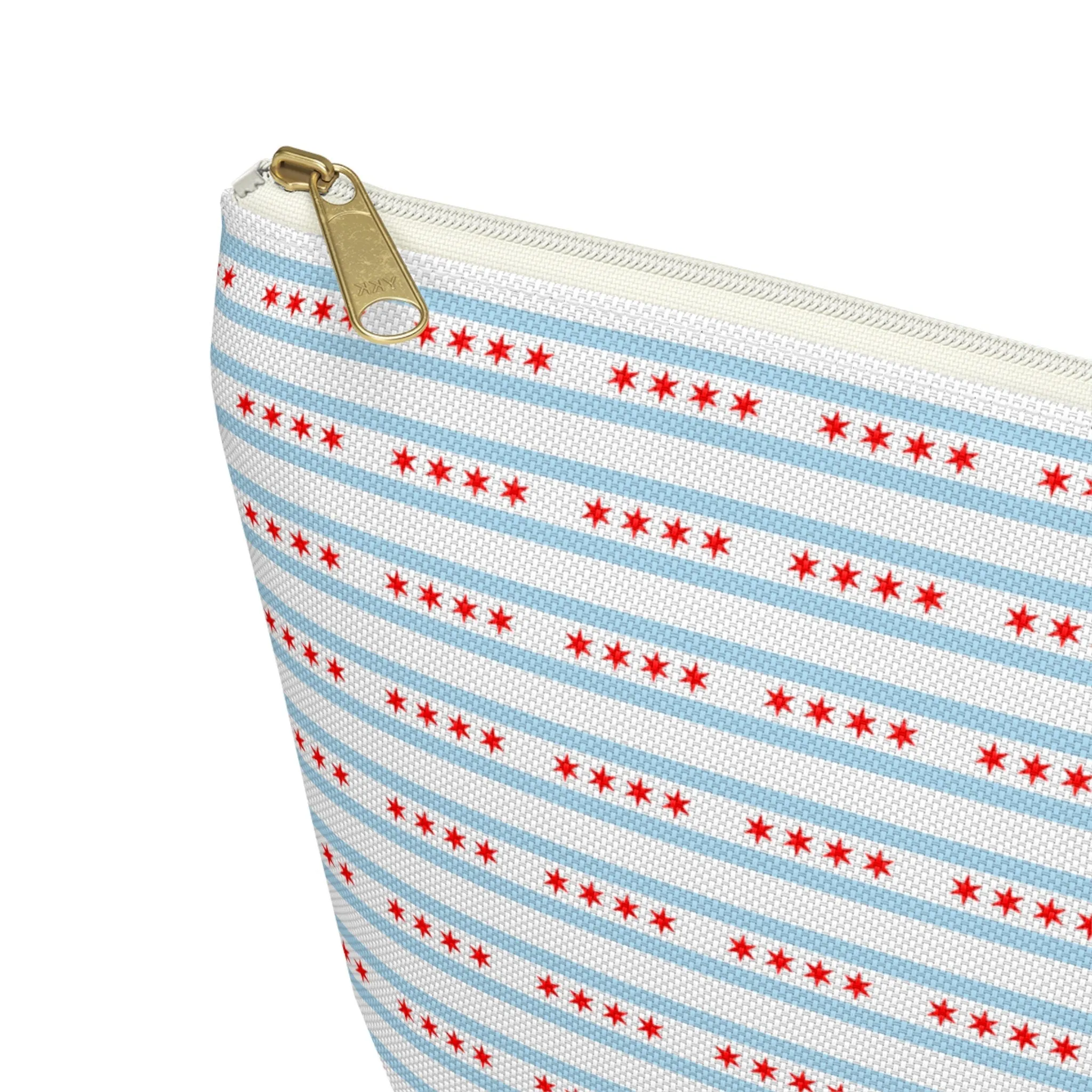 Chicago Illinois Windy City Flag Accessory Pouch w T-bottom