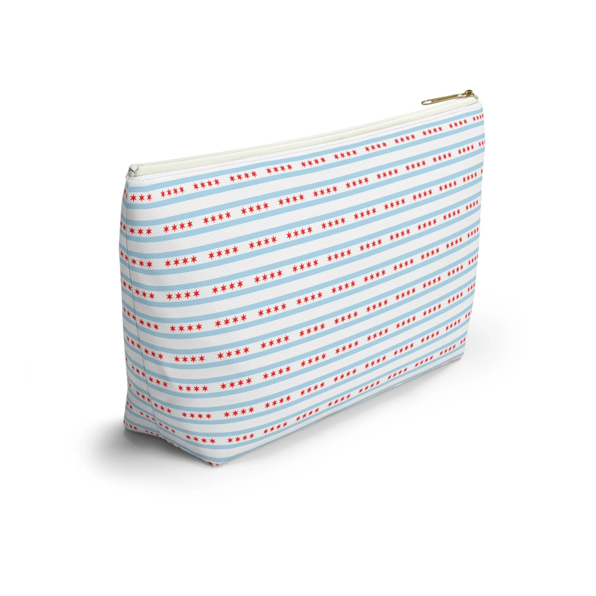 Chicago Illinois Windy City Flag Accessory Pouch w T-bottom
