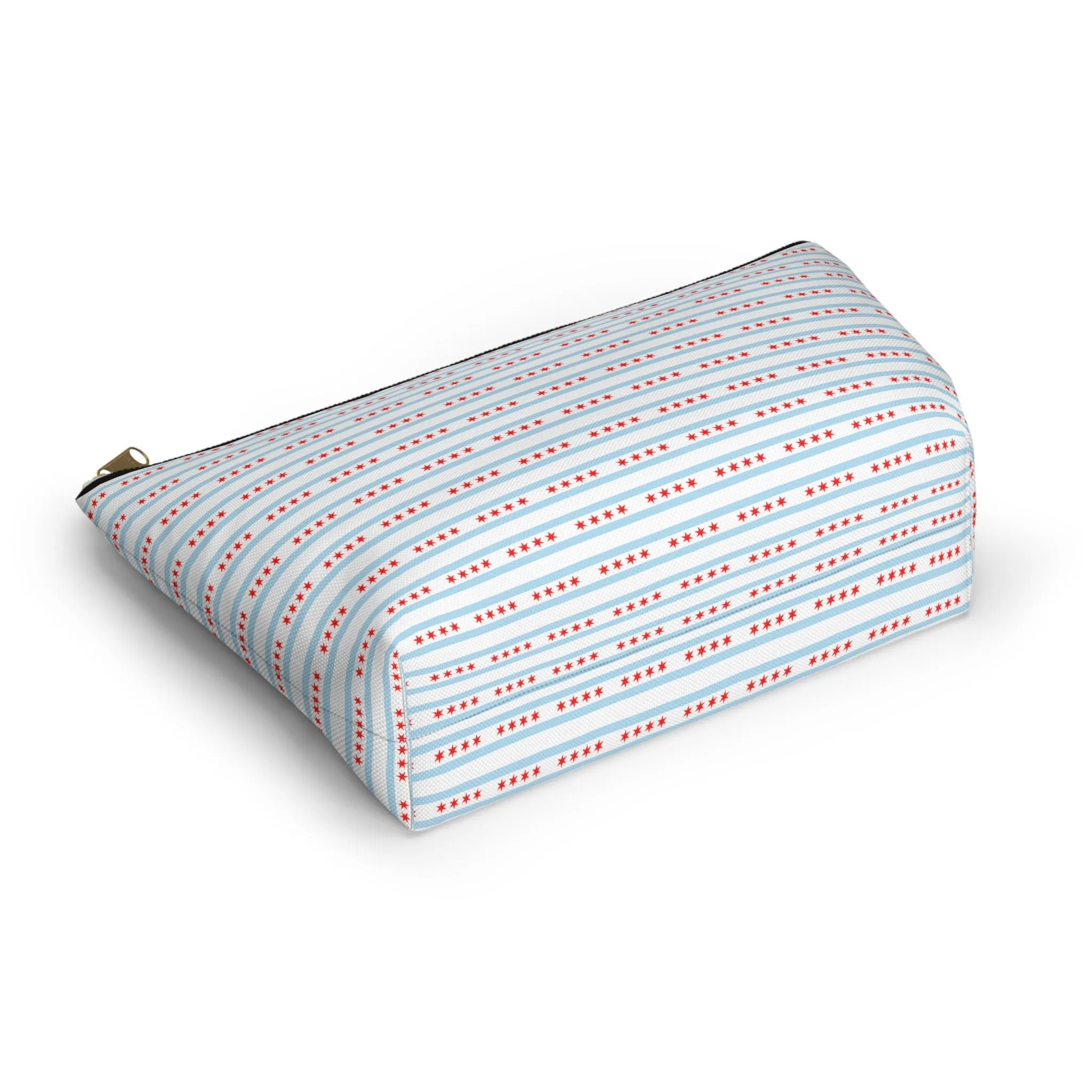 Chicago Illinois Windy City Flag Accessory Pouch w T-bottom
