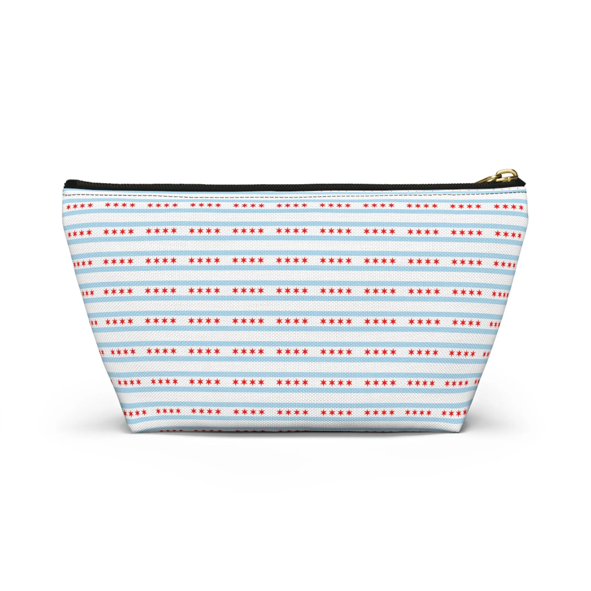 Chicago Illinois Windy City Flag Accessory Pouch w T-bottom