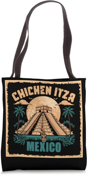 Chichen Itza Maya Civilization Mayan Pyramid Mexico Tote Bag
