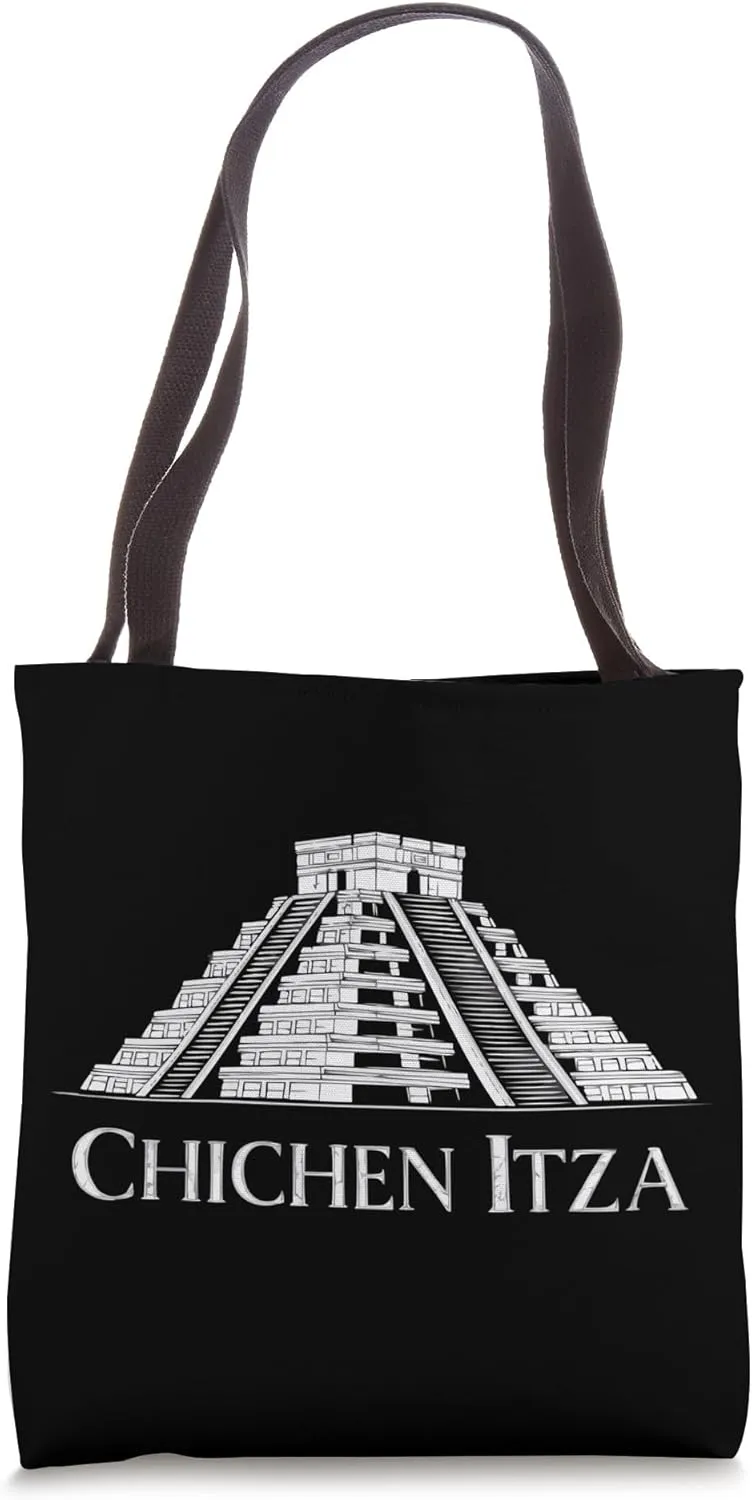 Chichen Itza Maya Civilization Mayan Pyramid Mexico Tote Bag