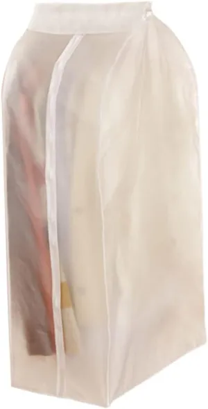 Clothing Bag 60x30x110cm White 3d Crease Suit Storage Bag for Travel Home Storage