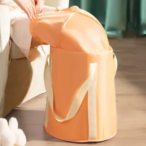 Collapsible Bucket for Soaking Feet, Portable Foot Bath Tub Bag with Handles & Zipper, Large Capacity Water Basin for Travel, Camping Washing, Foot Spa, Fishing