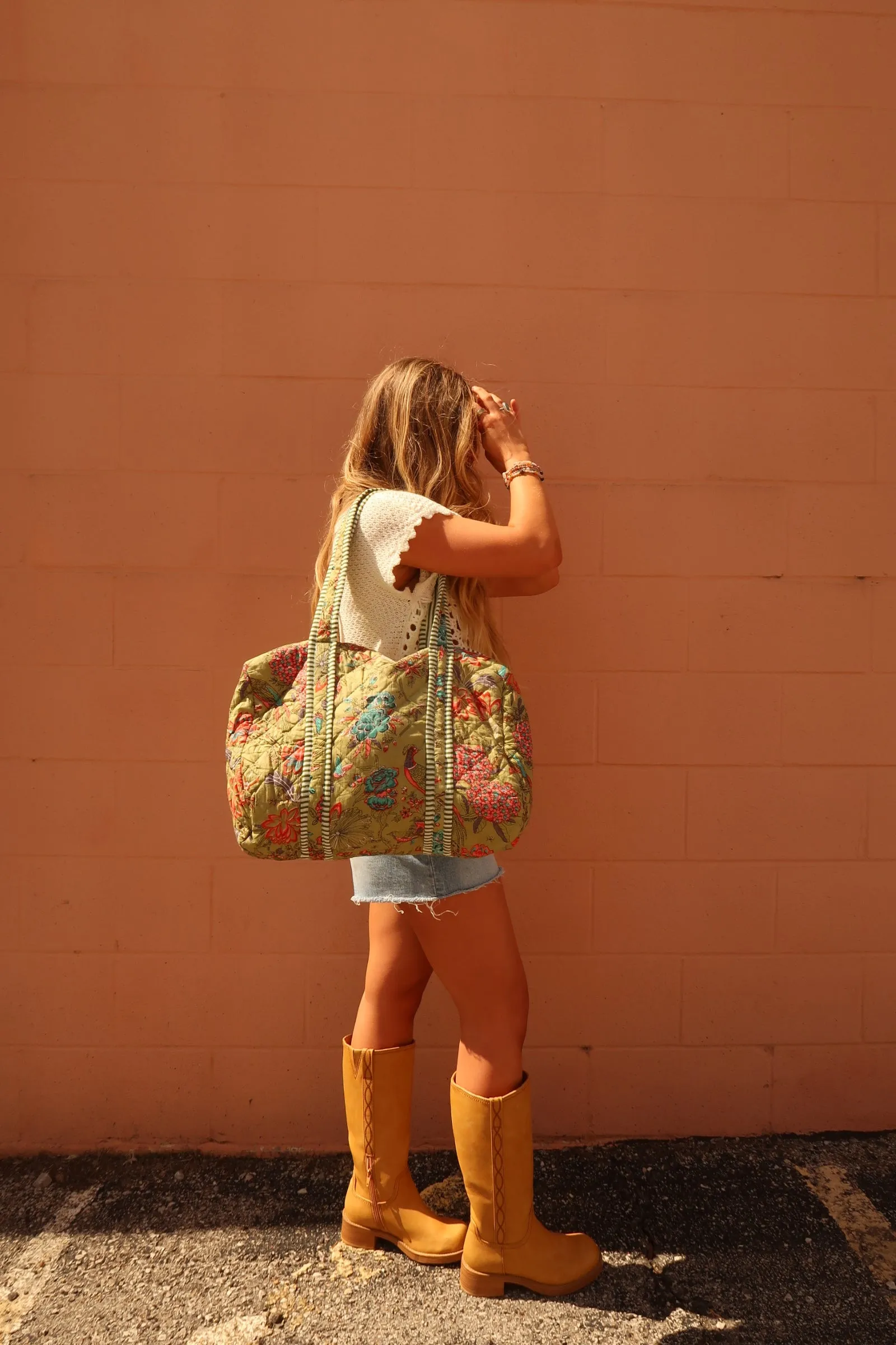 Connie Quilted Weekender Duffle