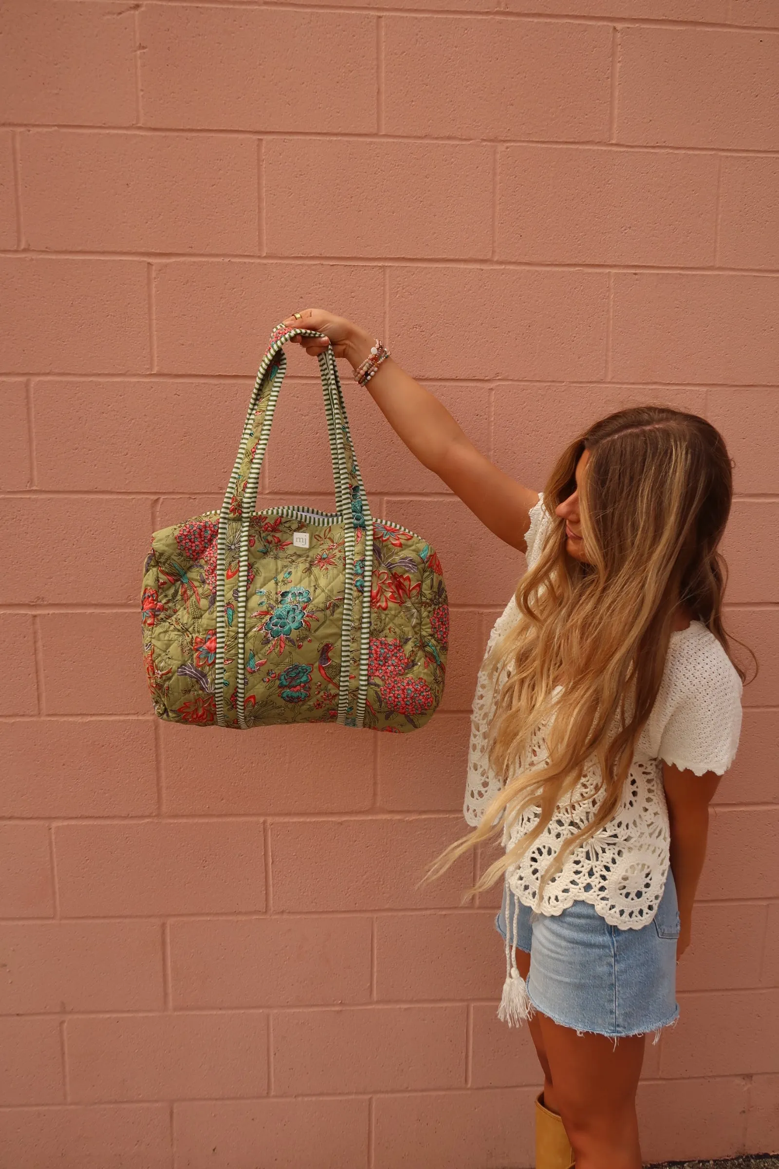 Connie Quilted Weekender Duffle