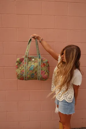 Connie Quilted Weekender Duffle