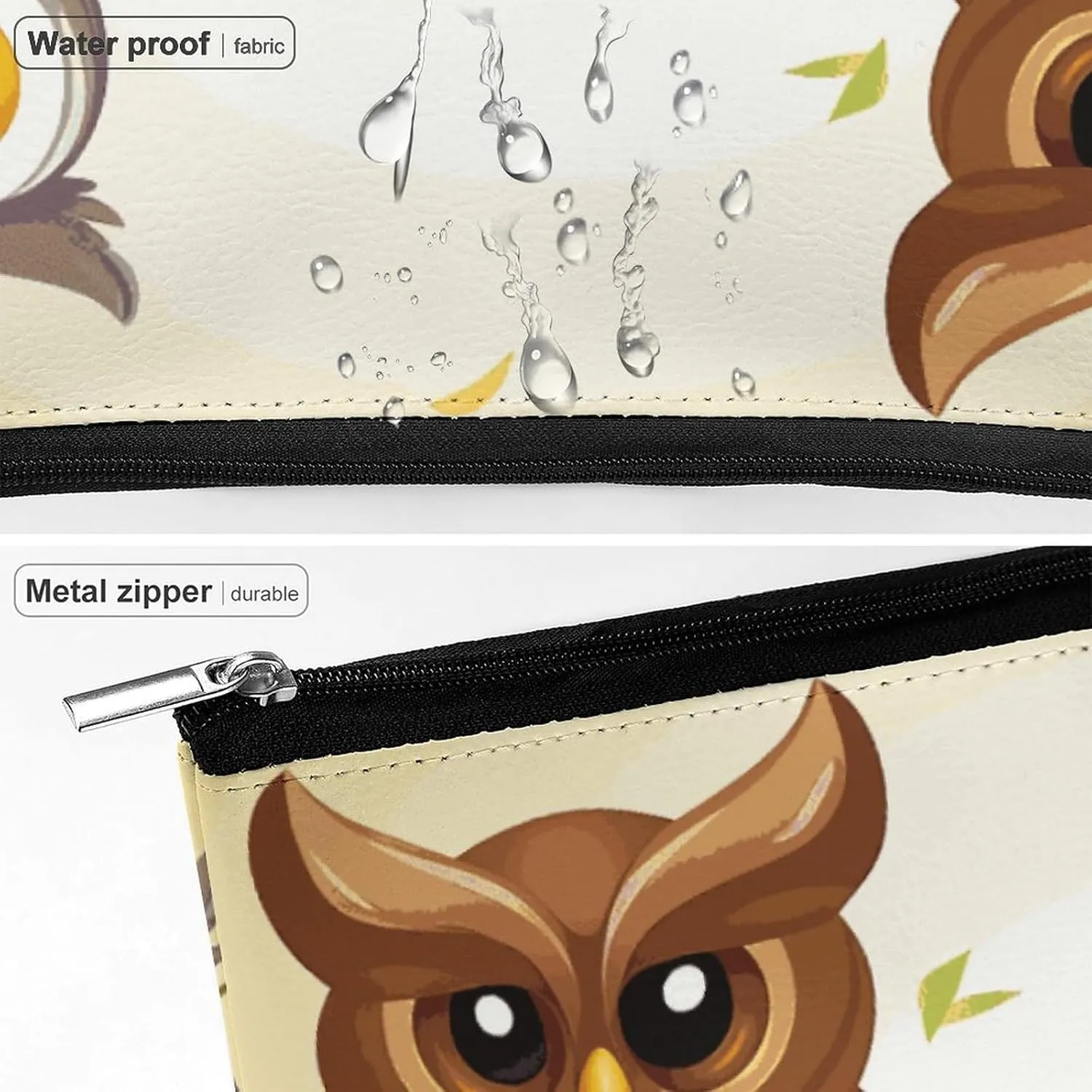 Cosmetic Bag Makeup Bags for Women Portable Makeup Bag Owls Birds Makeup Case Travel Toiletry Bag for Travel Accessories