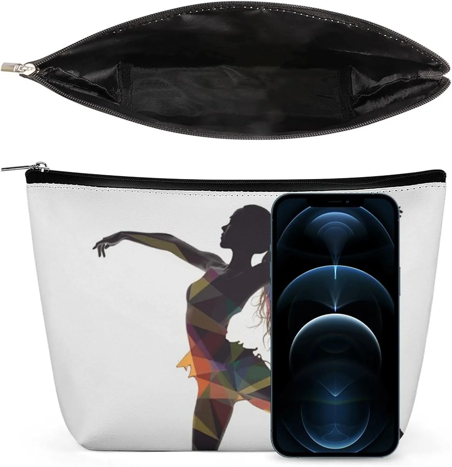 Cosmetic Bag Portable Toiletry Bag A Dancer Travel Makeup Bag Beauty Makeup Organizer Lipstick Bag for Women