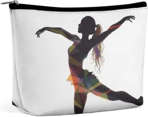 Cosmetic Bag Portable Toiletry Bag A Dancer Travel Makeup Bag Beauty Makeup Organizer Lipstick Bag for Women