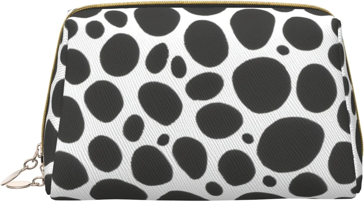 Cow Print Toiletry Pouch, Travel-Friendly Makeup Organizer For Makeup Brushes, Lipsticks