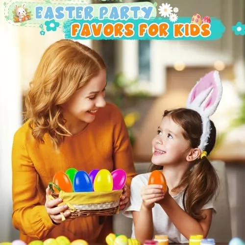 CPSYUB Easter Basket Stuffers Toys for Kids: Prefilled Easter Eggs Stuffers with Parachute Toys for Kids - Easter Egg Fillers Ideas Gifts Outdoor Games for 4 6 8 10 12 Year Old Boys Girls (6 Pack)