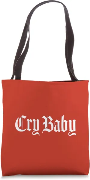CRY BABY Old English Design Tote Bag