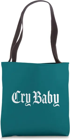 CRY BABY Old English Design Tote Bag
