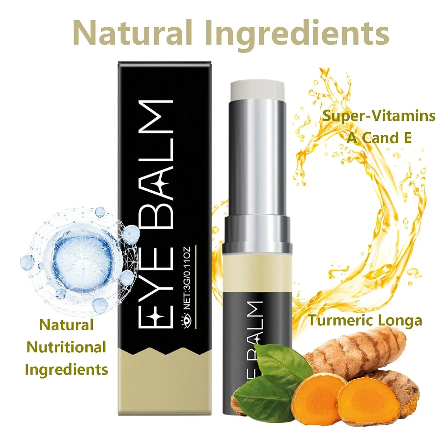 Cumabalm for Eye Bags, Cumabalm for Eyes, Erases Eye Bags, Under-Eyes Hydration, Smooths Wrinkles & Fine Lines (2 PCS)