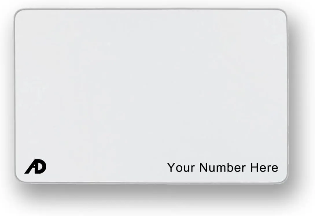 Custom Same Day 34 Bit Printable PVC Prox Cards Compatible with N10002 Honeywell Northern 125 kHz Proximity Readers (10 Pack) | Replaces HID 1386 ISOProx II - Choose Your Facility and Range