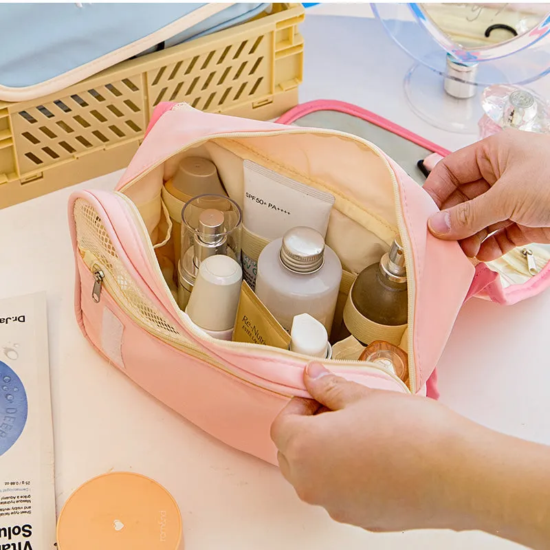 Cute Embroidered Waterproof Cosmetic Bag
