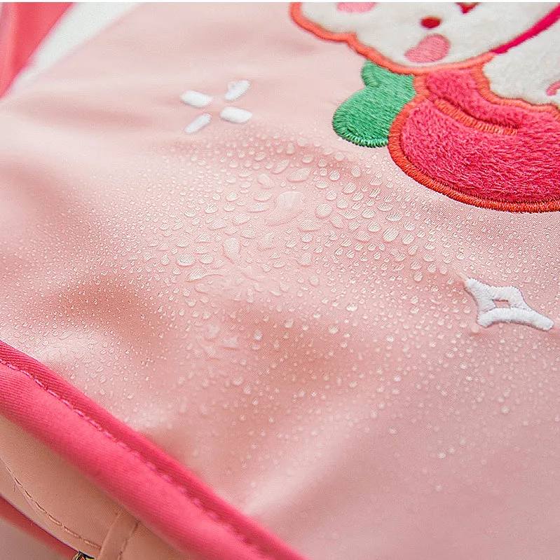 Cute Embroidered Waterproof Cosmetic Bag