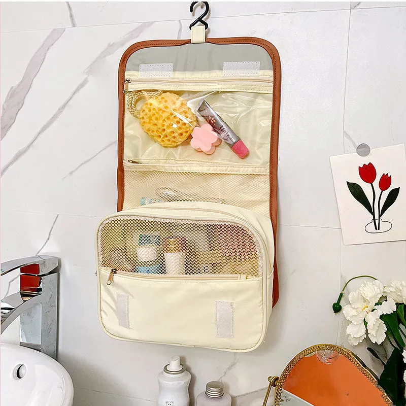 Cute Embroidered Waterproof Cosmetic Bag