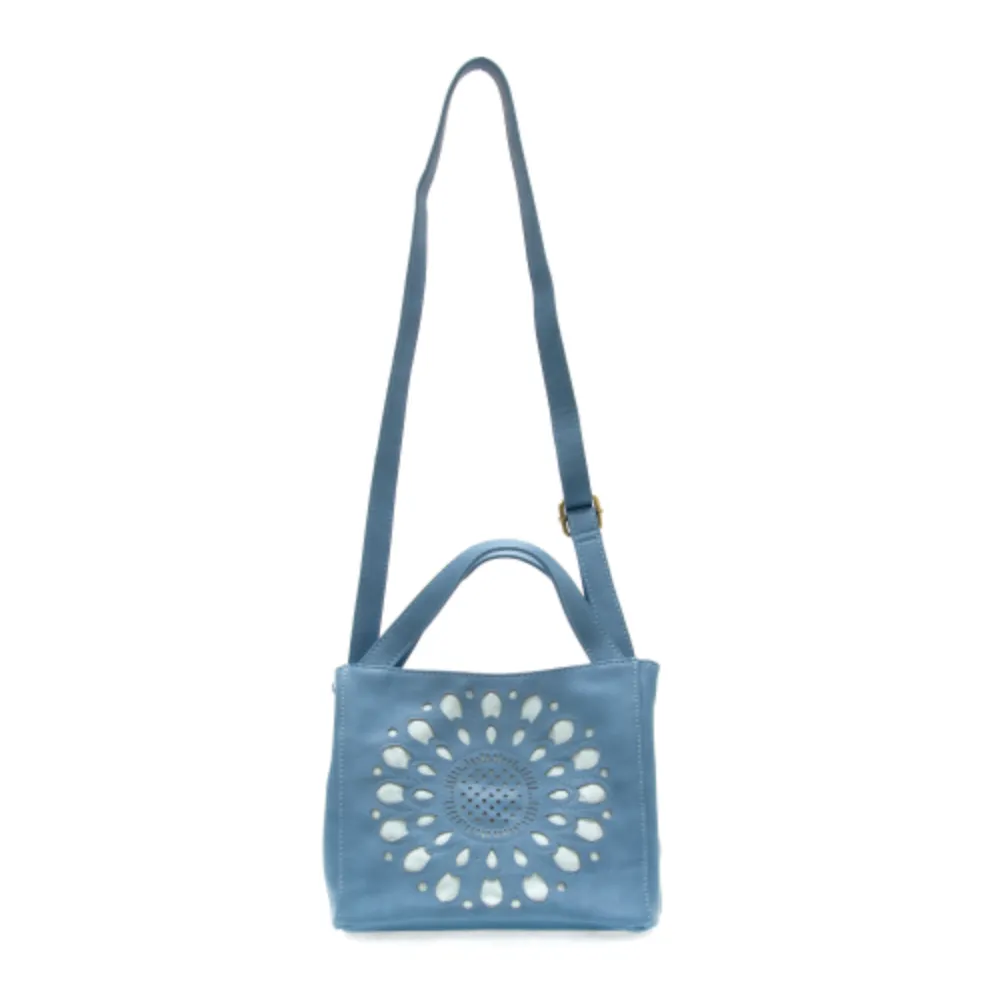 Daisy Satchel Tote - Blue