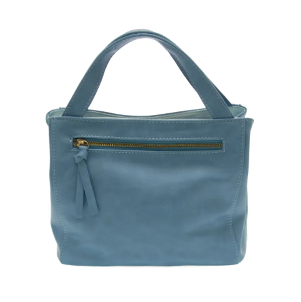 Daisy Satchel Tote - Blue