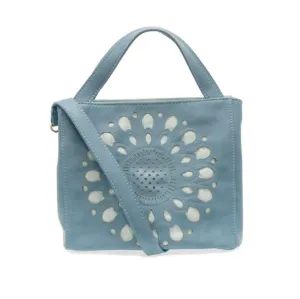 Daisy Satchel Tote - Blue