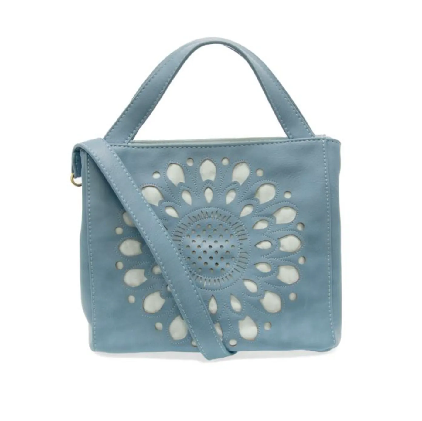 Daisy Satchel Tote - Blue