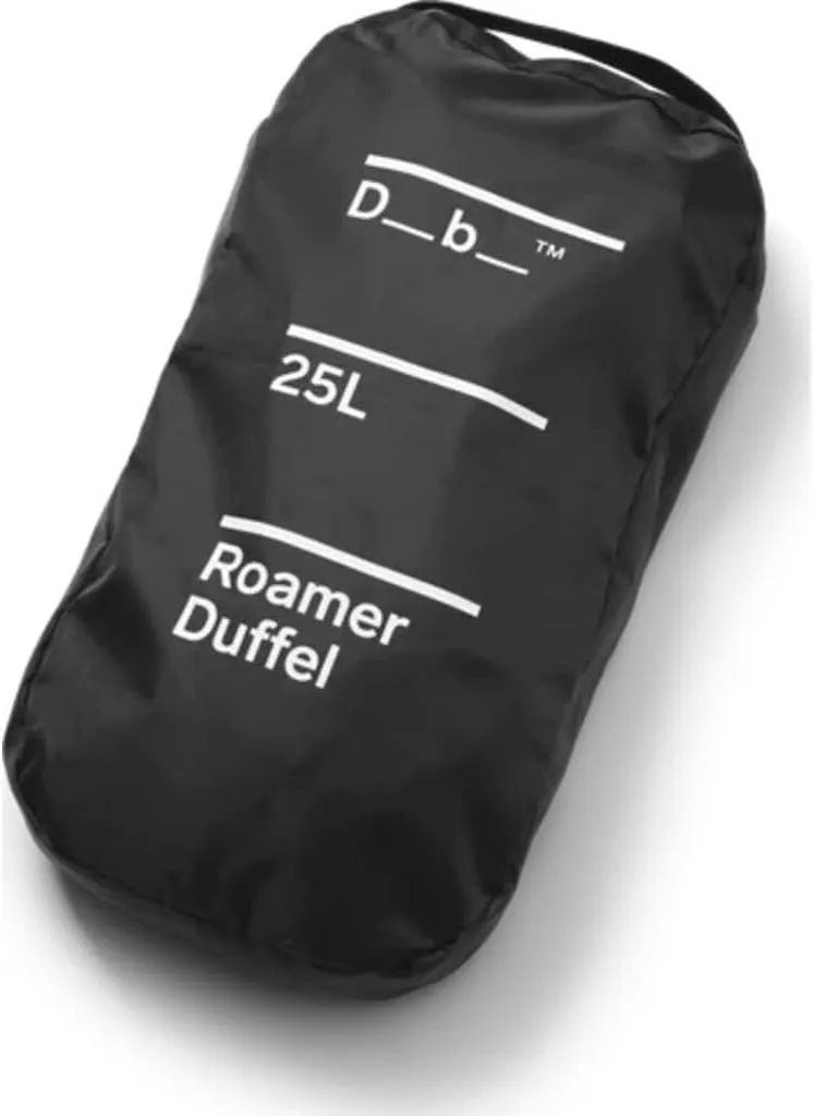 Db Journey Roamer Duffel Bag, Travel Duffel Backpack, Convertible Weekender with Ergonomic Straps for Comfort, Carry On with Roller Bag Hook Up System