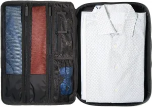DEGELER® Shirt Bag for crease & wrinkle-free traveling with dress shirts & blouses – Garment bag & Packing Organizer for carry-on luggage accessory – grey