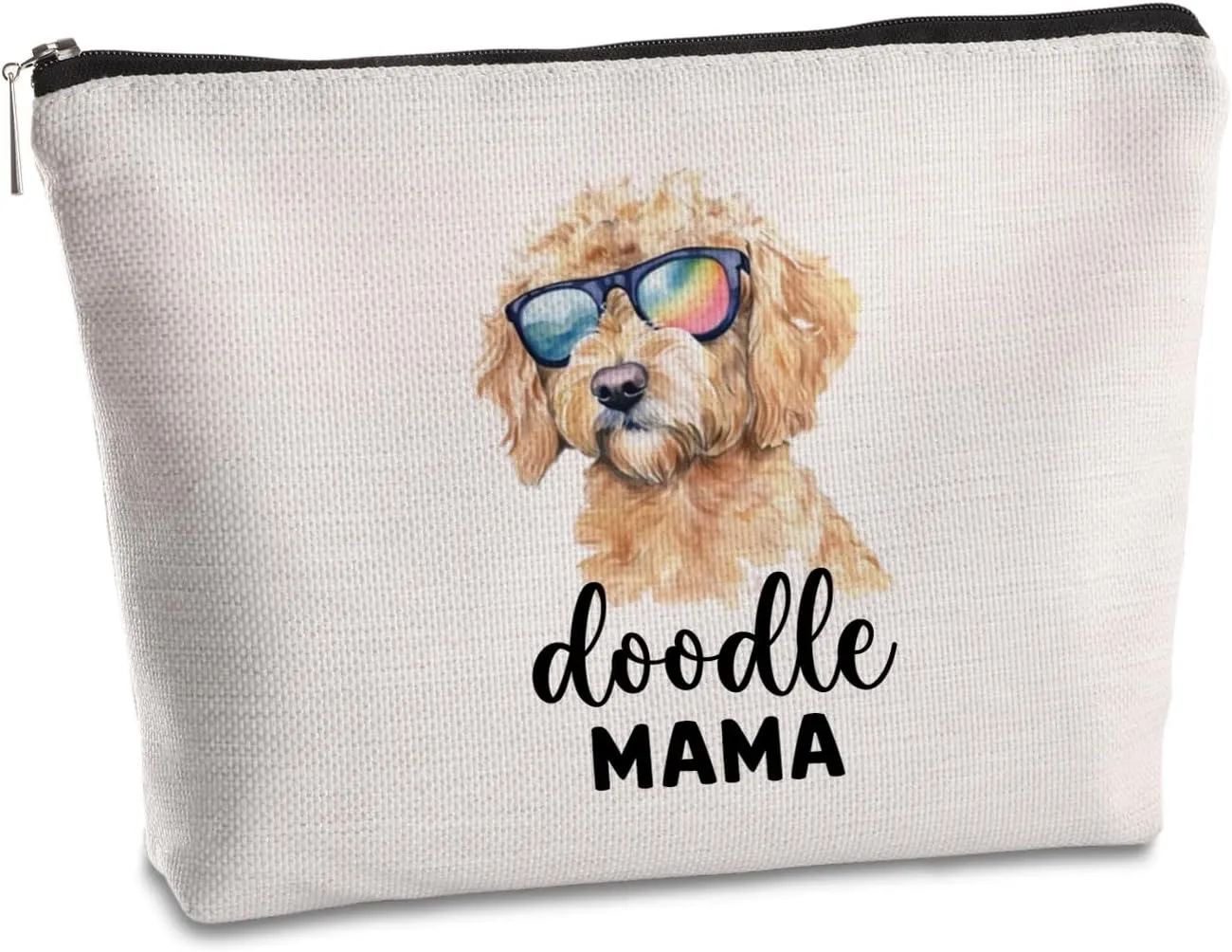 Doodle Mom Gifts Makeup Bag Goldendoodle Dog Mama Labradoodle Gifts Birthday Christmas Friendship Gift for Women Animal Lovers Friend Mom Travel Pouch Cosmetic Bag