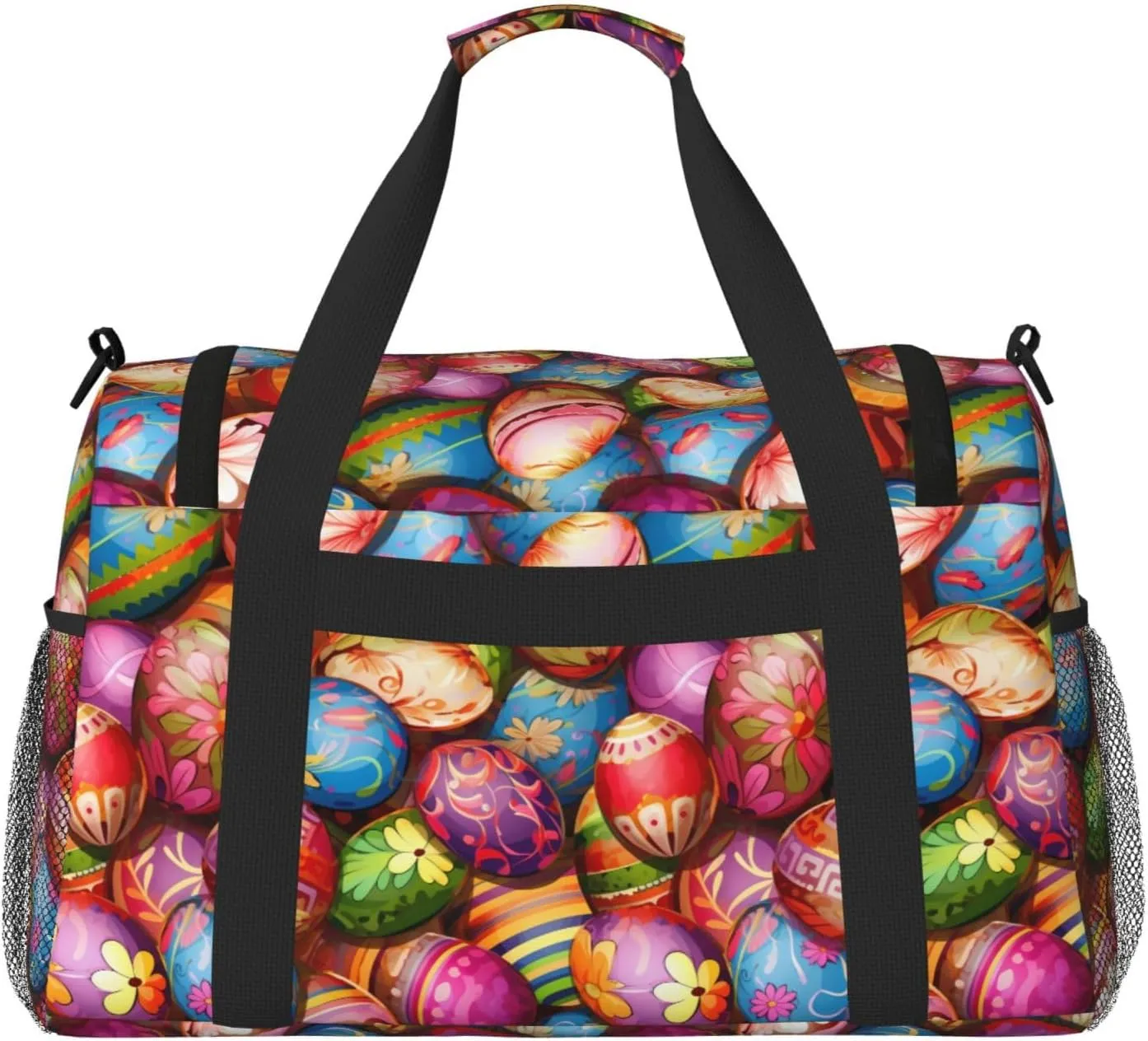 Easter Eggs Travel Weekender Overnight Bags Foldable Hand Travel Bag Sport Gym Duffel Bag For Men Women