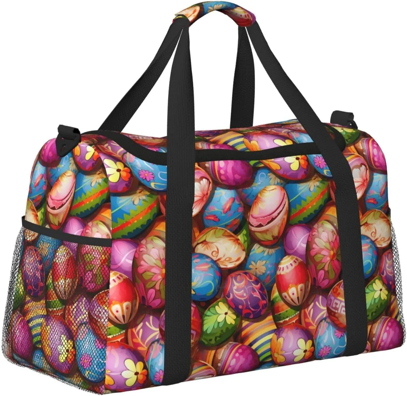 Easter Eggs Travel Weekender Overnight Bags Foldable Hand Travel Bag Sport Gym Duffel Bag For Men Women