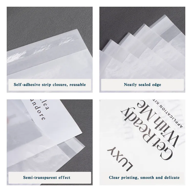 Eco Cellophane Bags | Waxed Glazed Paper Bag