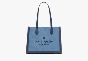 Ellie Denim Large Tote