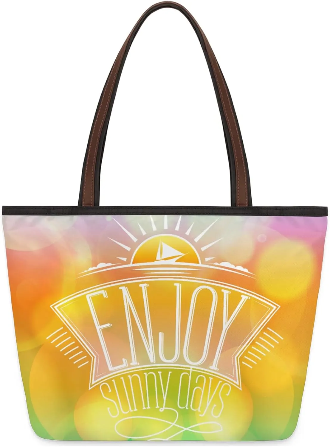 Enjoy Sunny Days Tote Bag for Women Womens Handbags Tote Bag for Work Shopping Travel Beach