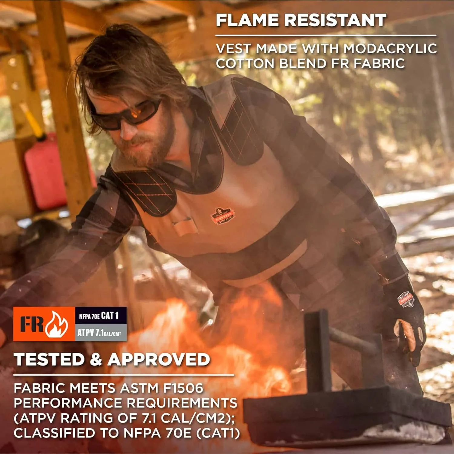 Ergodyne unisex adult   Premium FR Phase Change Cooling Vest Packs, Orange, Small-Medium US