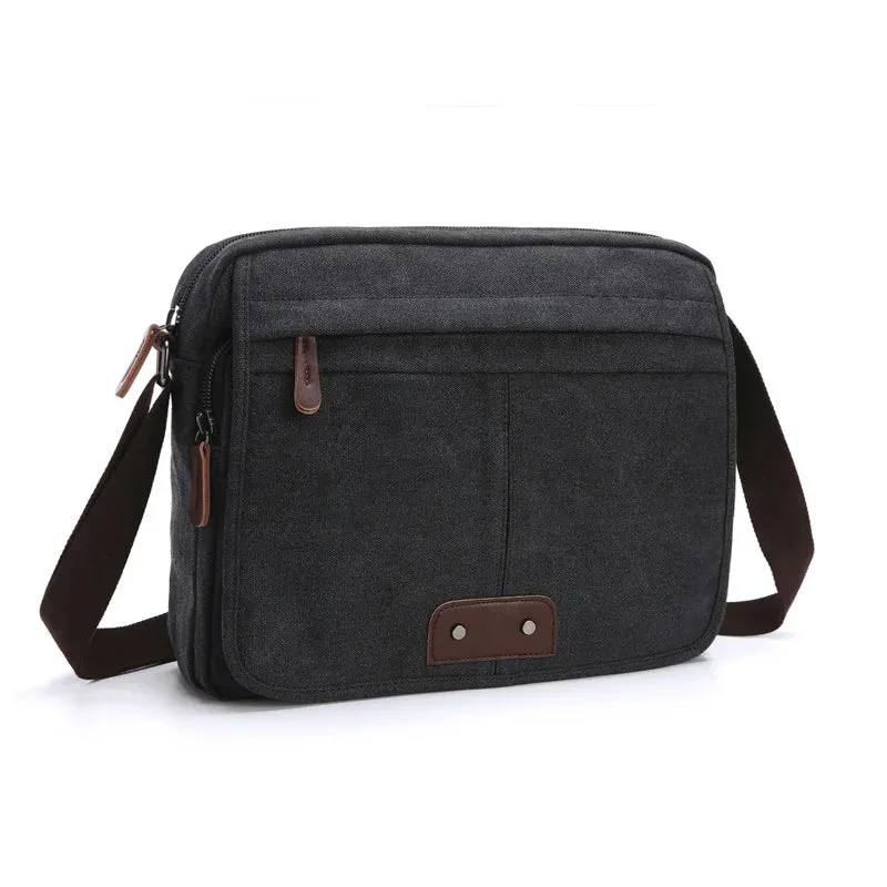 Ethan | Vintage Canvas Men's Messenger Bag