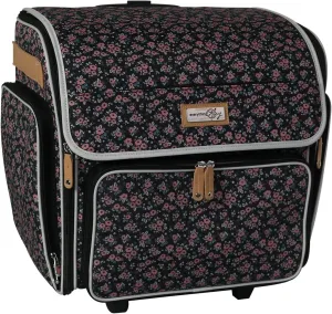 Everything Mary Wheeled Scrapbook Tote for Scrapbooking & Art - Travel Organizer Storage Bin for Paper, Glue, Tape