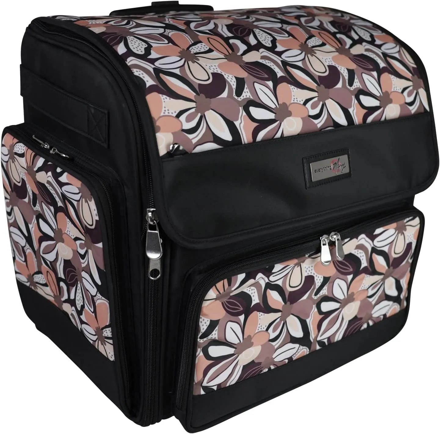 Everything Mary Wheeled Scrapbook Tote for Scrapbooking & Art - Travel Organizer Storage Bin for Paper, Glue, Tape