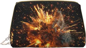 Explosion Firework 3d Toiletry Bag For Men, Portable Travel Toiletry Organizer Bag,Shaving Bag,Little Pouch