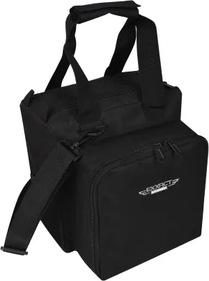 Exxact Sports Flight Gear Bag with Multiple Pockets for Pilot and Traveler | Flight Bag | Pilot Bag | Flight Case | Crew Bag | Aviation Bag (Black, ONE SIZE)